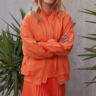 Lily Bomber Jacket | Orange