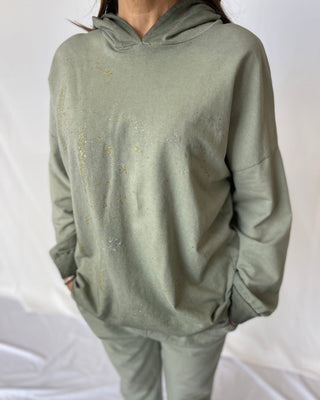 Essential hooded Top | Military