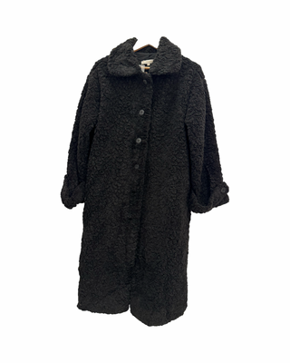 Oslo Boucle Coat | Black