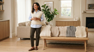 Cable Knit Sweater Vest Styles for Women