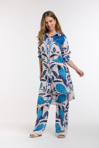 Samantha Dress | Caribbean Parrot Blue