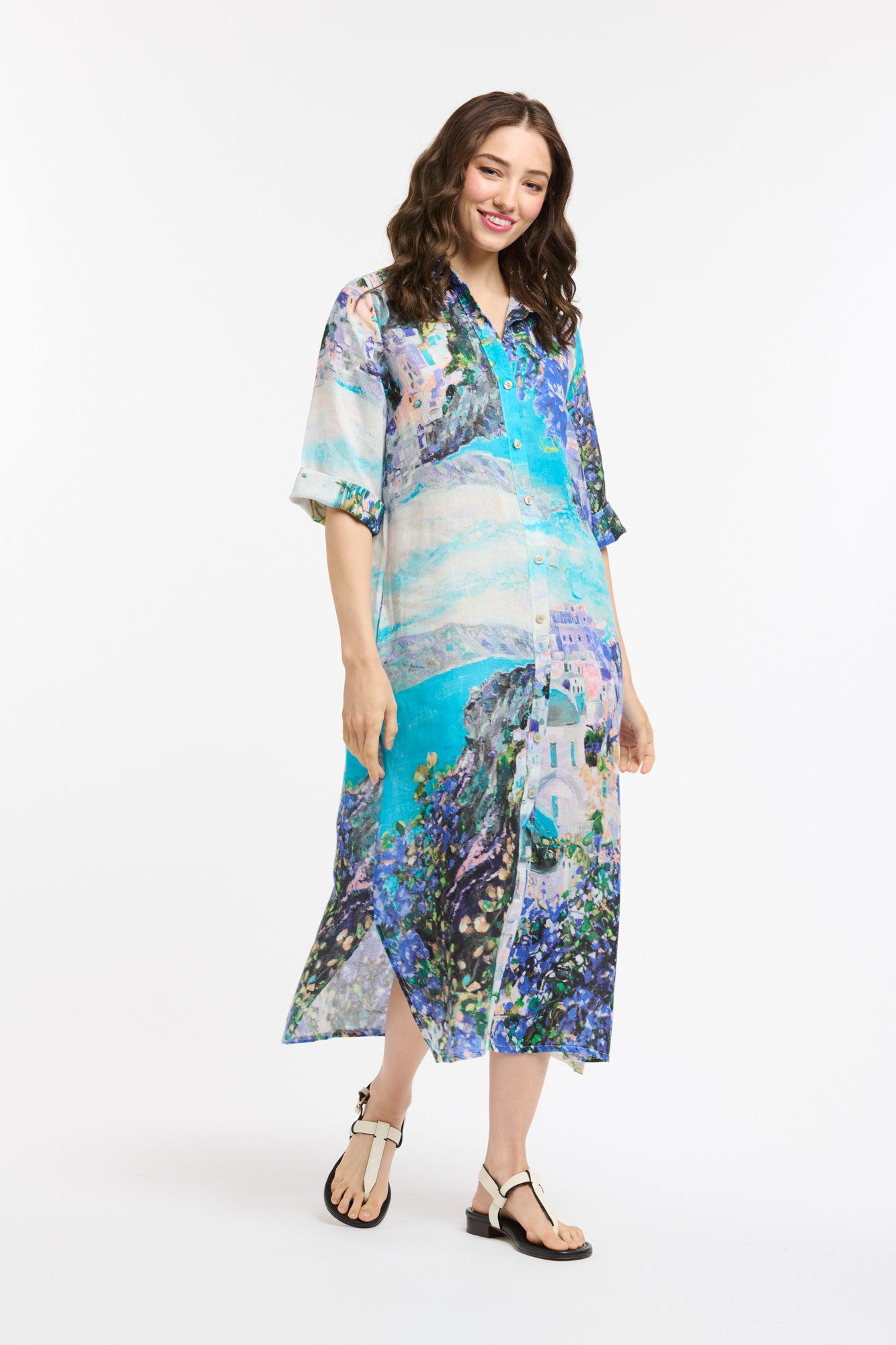 Amalfi Dress | Turquoise