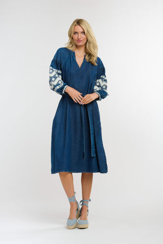 Amara Denim Dress | Dark Denim