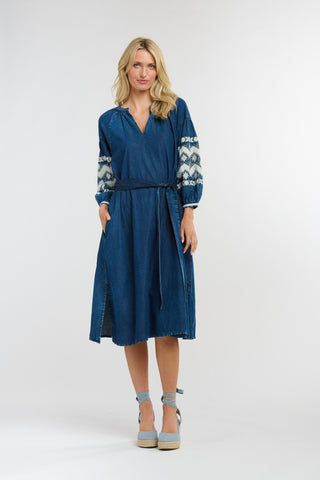 Amara Denim Dress | Dark Denim