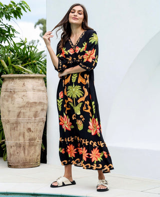 Macarena Spritz Maxi Dress