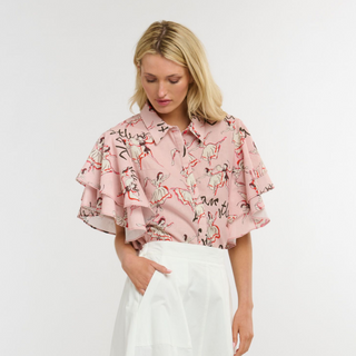 Bloom Shirt | Ballet Pink Print