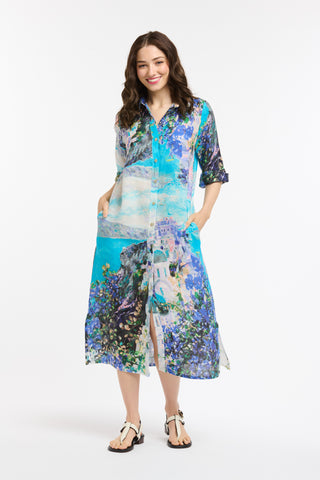 Amalfi Dress | Turquoise