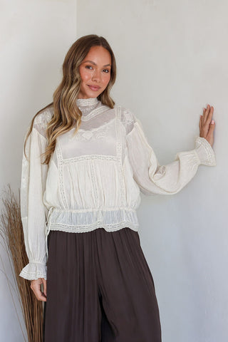Lolita Lace Blouse | Cream