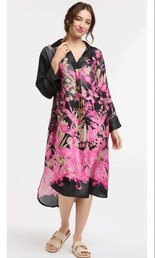 Bloom Kaftan Dress | Pink