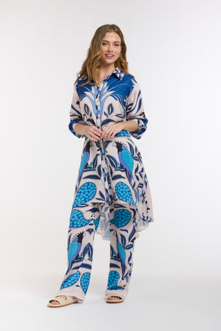 Samantha Dress | Caribbean Parrot Blue