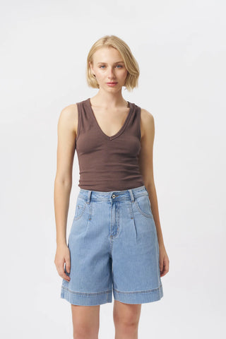 Bijou Short | Cord Light Blue