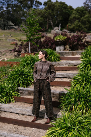 Trucker pants | Brown Snake