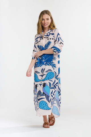 Shayli Dress | Caribbean Parrot Blue