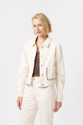 Mila Jacket | Ecru