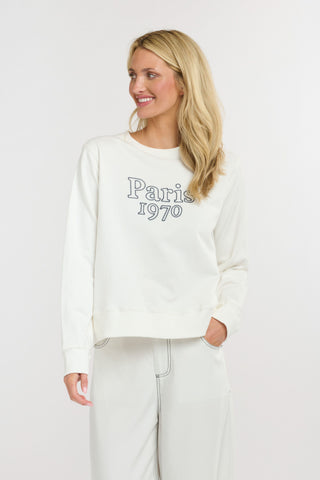 Paris Sweat | White