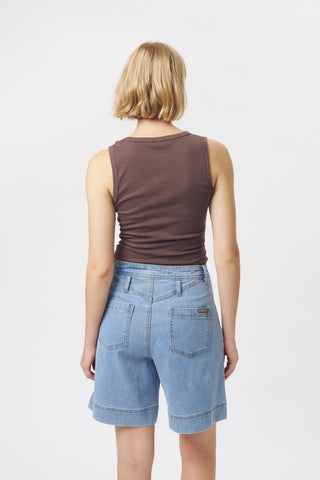 Bijou Short | Cord Light Blue