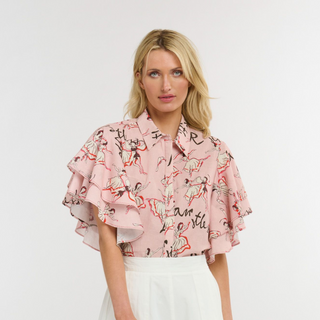 Bloom Shirt | Ballet Pink Print