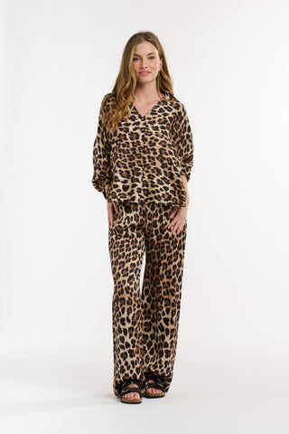 Monroe Batwing Shirt | Leopard