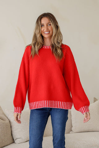 Tilly Jumper | Red Pink