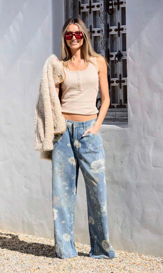 Woodstock Jeans | Denim Floral