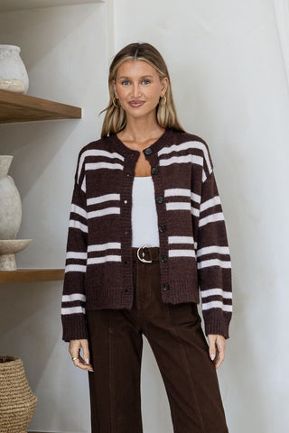 Phoenix Cardigan | Chocolate Latte