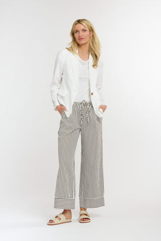 Harrison Stripe Pant | Navy Stripe