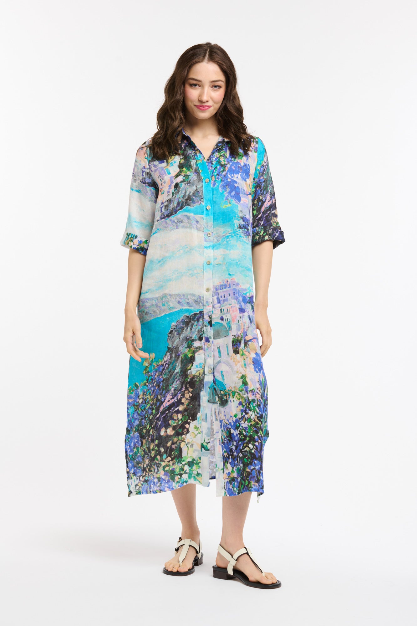 Amalfi Dress | Turquoise