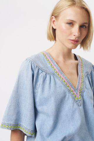 Renee Top | Sky Blue