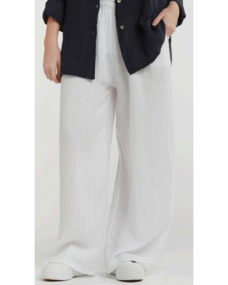 Linen Pants | White