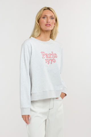 Paris Sweat | Grey Marle