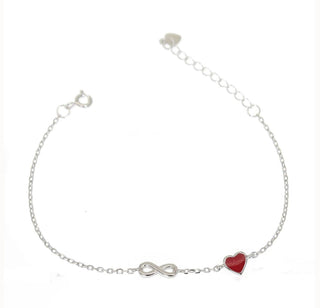Infinity & Heart bracelet