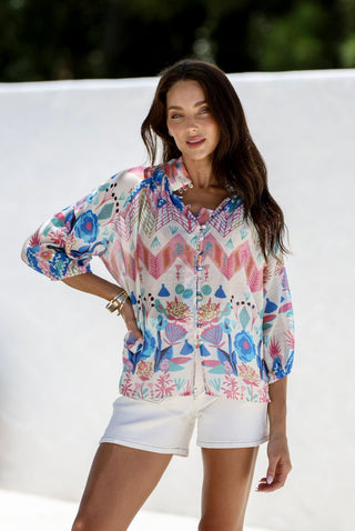 Oslo Blouse Multi Colour