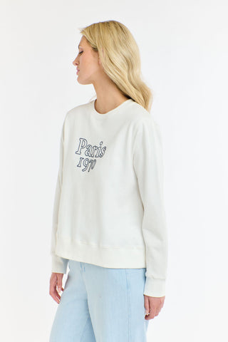 Paris Sweat | White