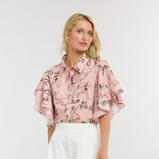 Bloom Shirt | Ballet Pink Print