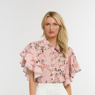 Bloom Shirt | Ballet Pink Print