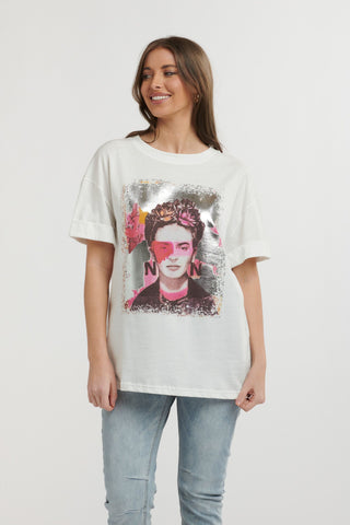 Frida Tee | White