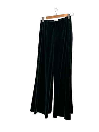 Velvet Pants | Emerald Green