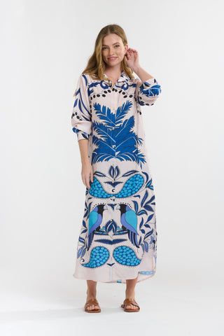 Shayli Dress | Caribbean Parrot Blue