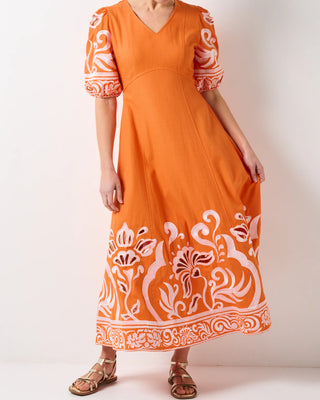 Santorini Dress | Tangerine