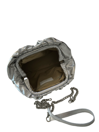 Paros Clutch - Hand Bag | Silver