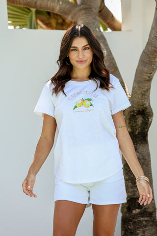 Lemon Tee | White