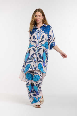 Samantha Dress | Caribbean Parrot Blue