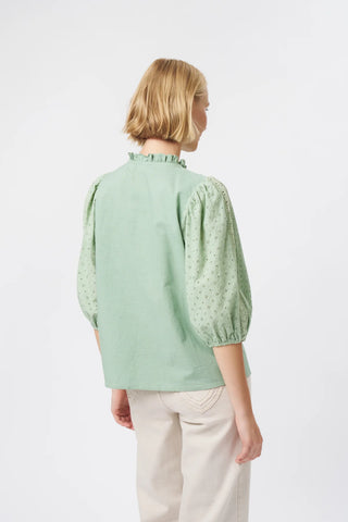 Isabella Shirt | Grape Green