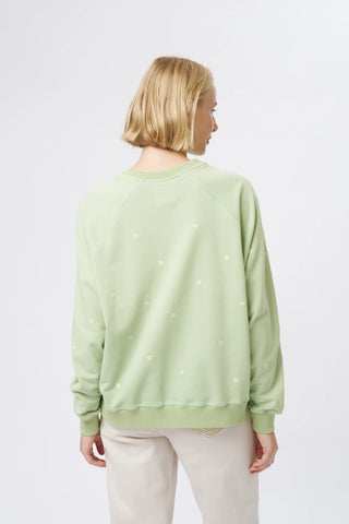 Patti Sweatshirt | Daisy - Grape Green