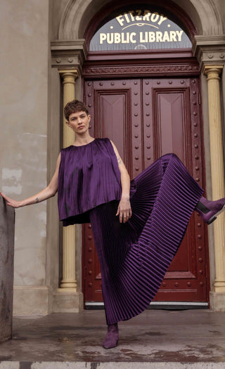 Extensions Pleated Skirt | Purple