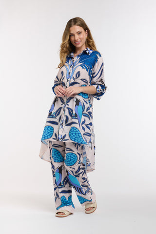 Samantha Dress | Caribbean Parrot Blue