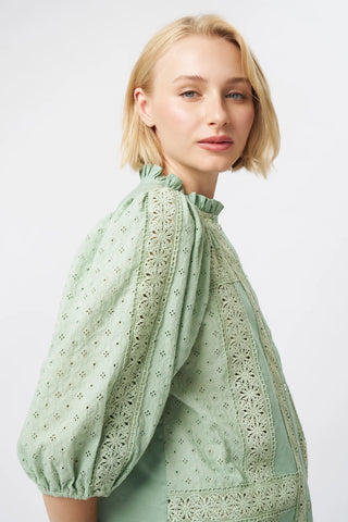 Isabella Shirt | Grape Green