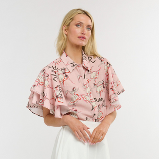 Bloom Shirt | Ballet Pink Print