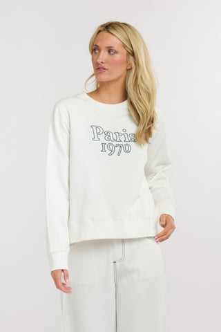 Paris Sweat | White