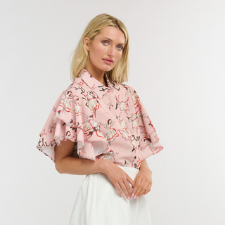 Bloom Shirt | Ballet Pink Print